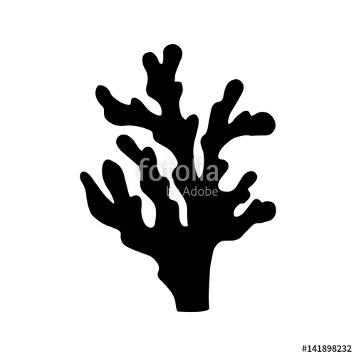 500x500 Algae Silhouette Vector Stock Image And Royalty Free Vector Files