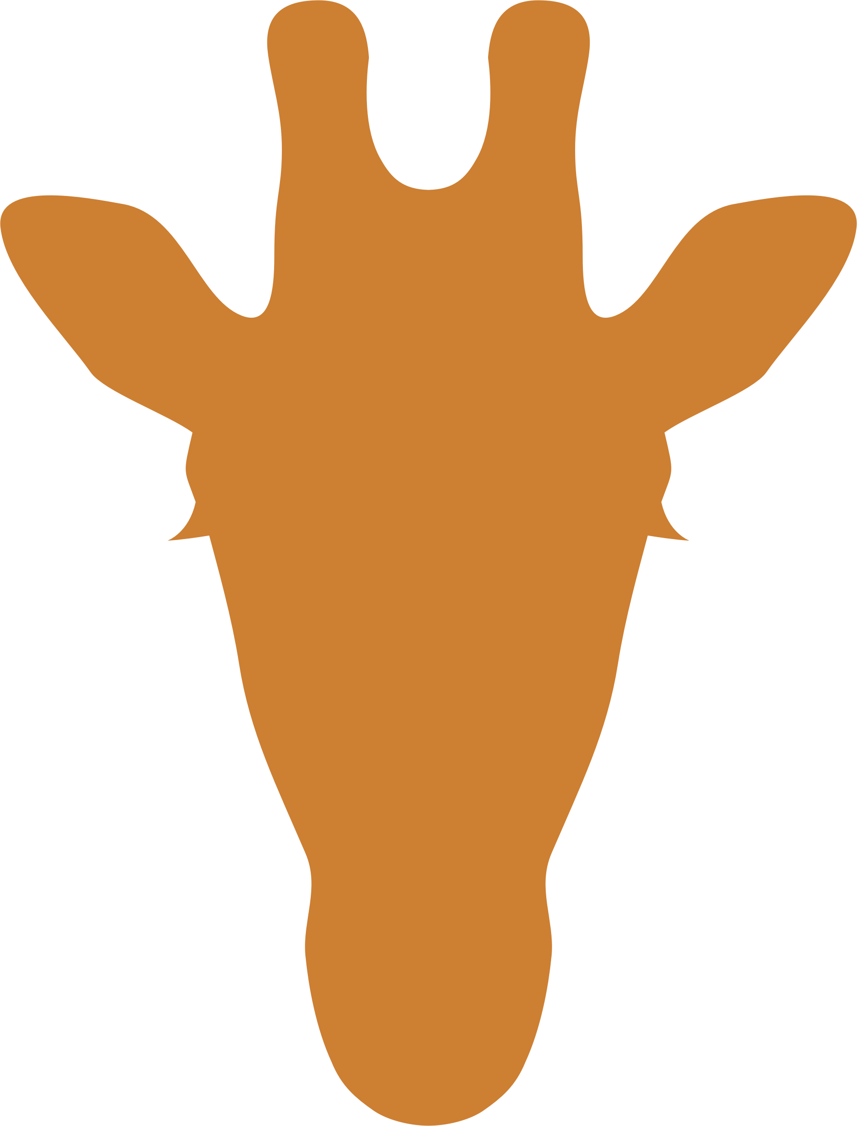 1754x2304 Giraffe By @arielco, Silhouette Of A Giraffe's Head,