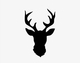 340x270 Antlers Silhouette Etsy
