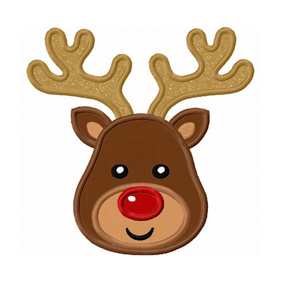 Reindeer Face Silhouette at GetDrawings | Free download