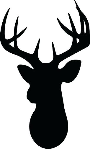 305x500 Reindeer Head Deer Head Outline Tattoo