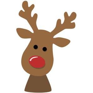 Reindeer Face Silhouette at GetDrawings | Free download