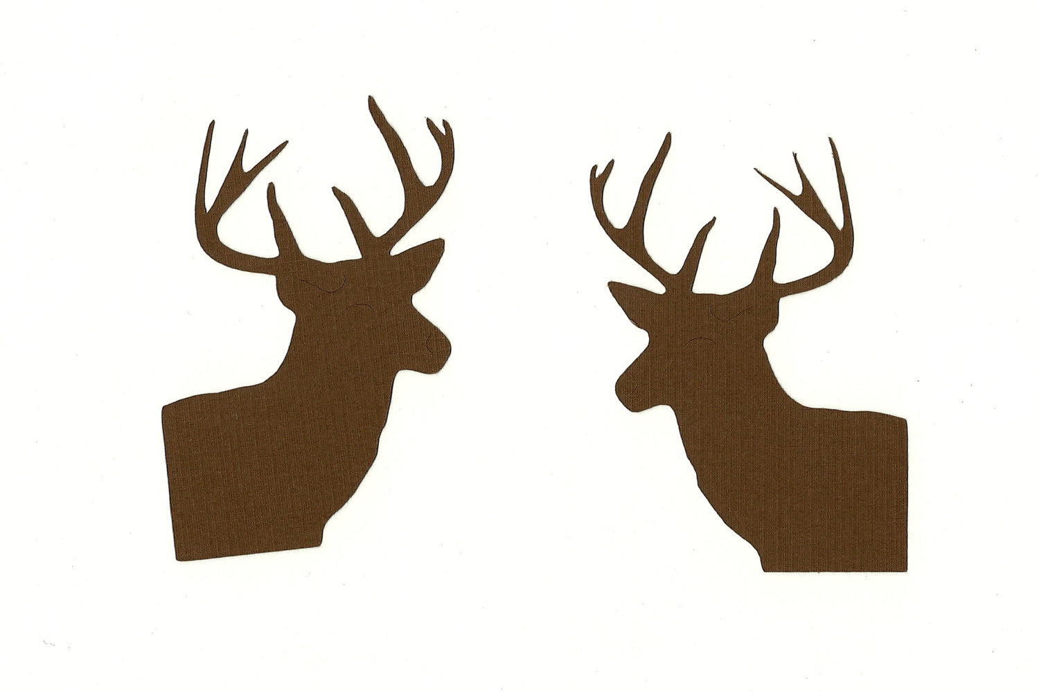 1500x1000 Reindeer Head Silhouette Clip Art