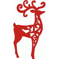236x236 Reindeer. I Think I'M In Love With This Design From The Silhouette