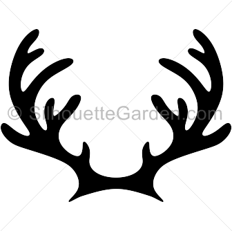 336x334 Reindeer Antlers Silhouette Clip Art. Download Free Versions