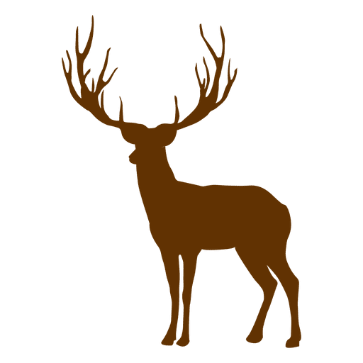 512x512 Hipster Reindeer Silhouette