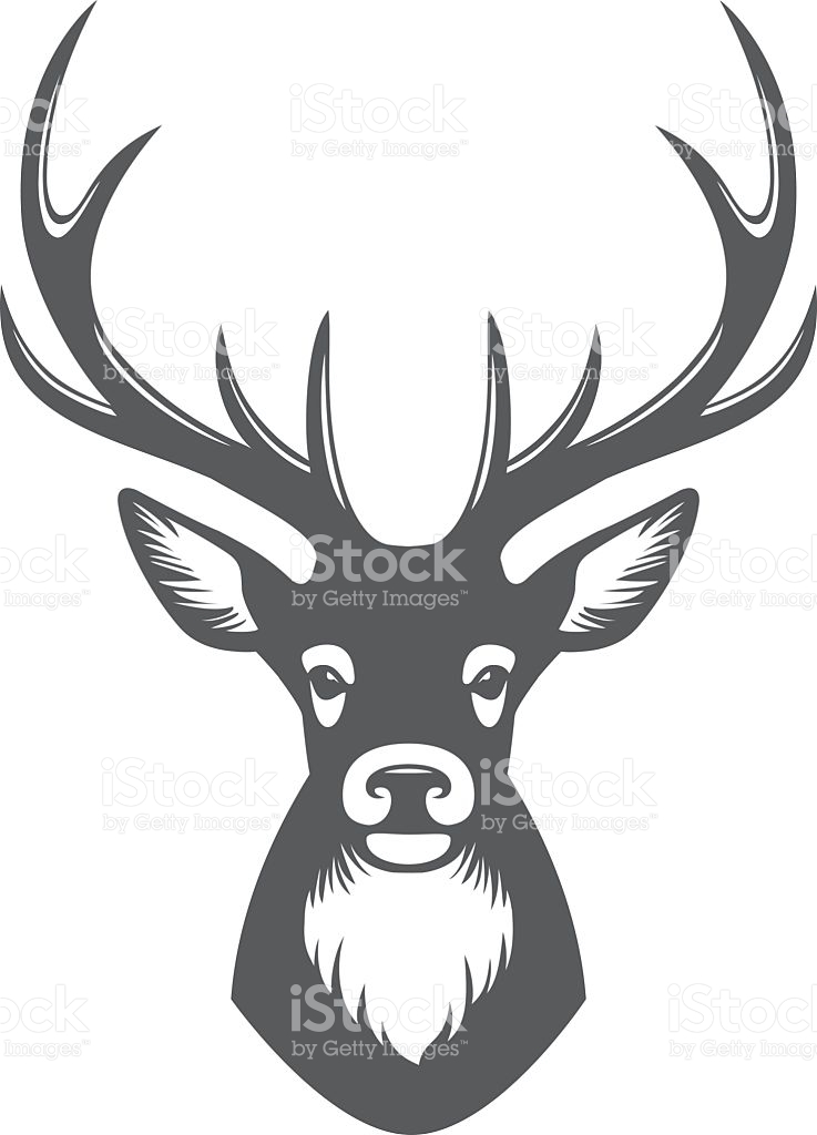 737x1024 Stag Clipart Reindeer Head
