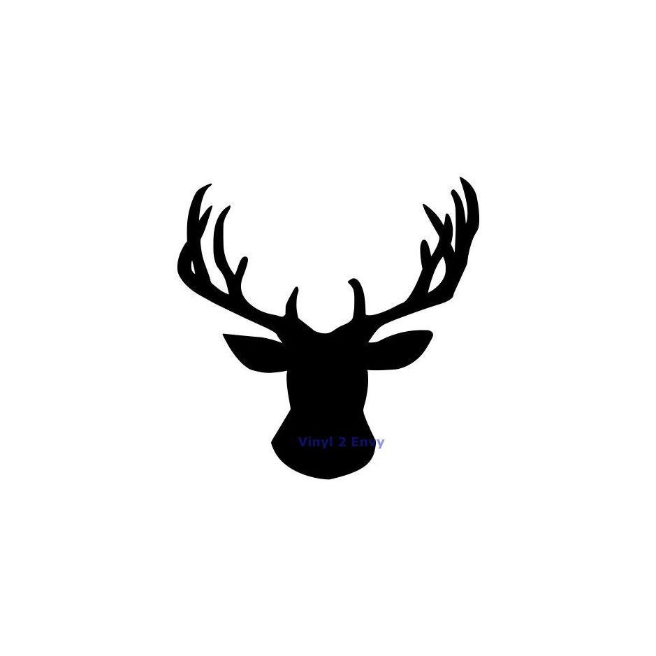 939x939 Free Deer Head Silhouette, Hanslodge Clip Art Collection