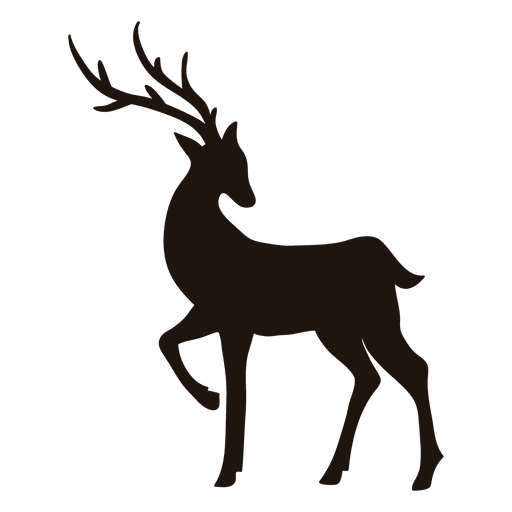 512x512 Reindeer Silhouette Standing 18