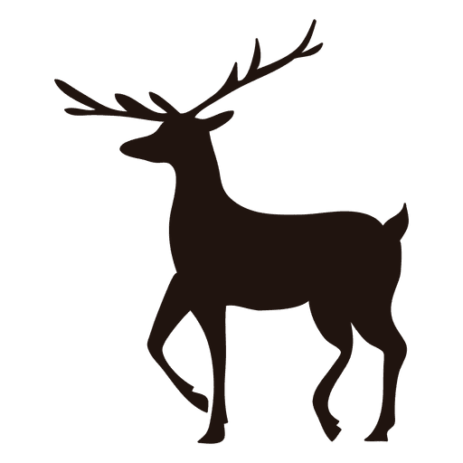 512x512 Reindeer Silhouette Walking 51