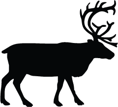 240x219 Reindeer Silhouette Silhouette Of Reindeer