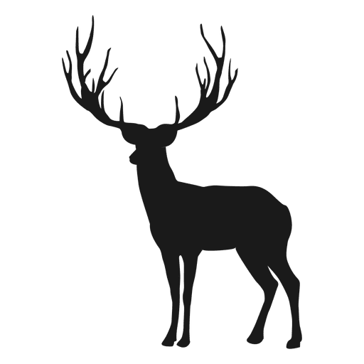 512x512 Reindeer Silhouette