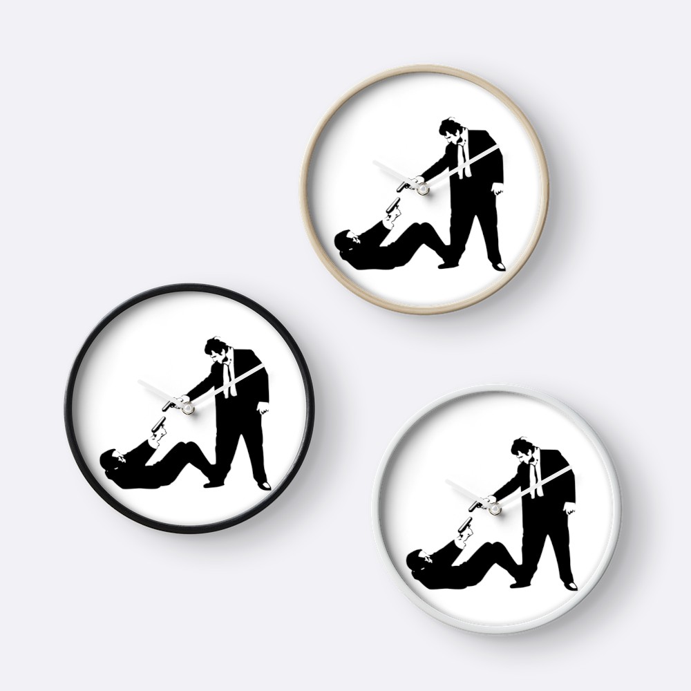 1000x1000 Reservoir Dogs Standoff Clocks By Nicknickb Redbubble