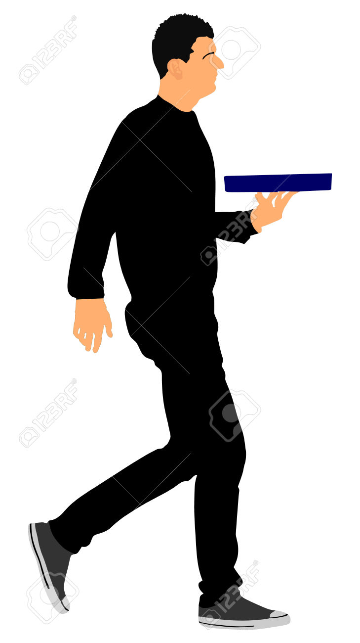 729x1300 Restaurant Clipart Servant