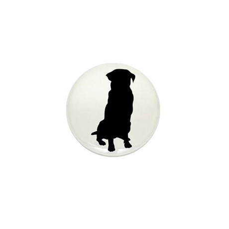 460x460 Golden Retriever Silhouette Buttons