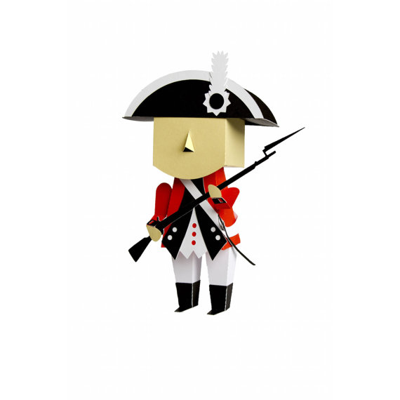 570x570 Svg File Of 3d British Revolutionary War Soldier 4th Of July +