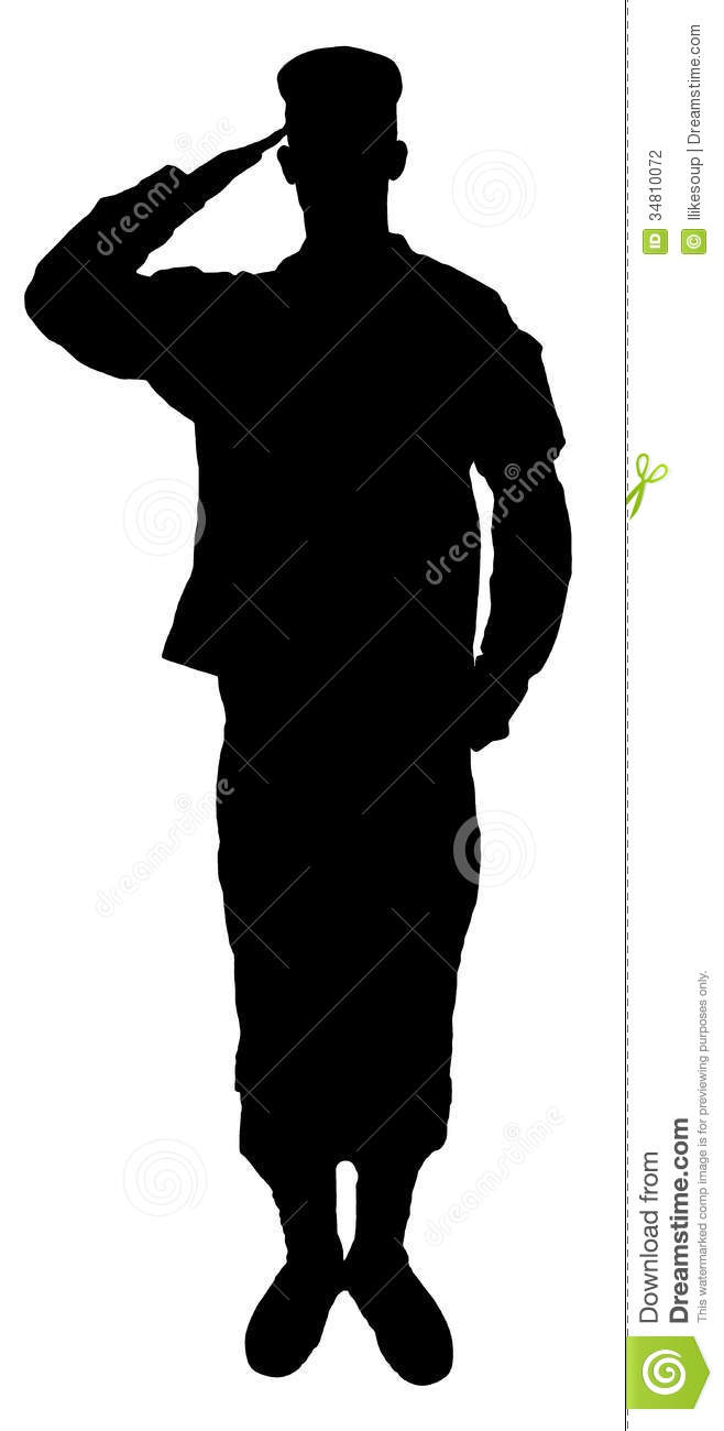 658x1300 American Soldier Silhouette Clipart