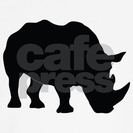 460x460 Rhino Silhouette Classic Thong By Kevsanimals1