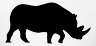190x91 Rhino Silhouette By Azza1070 Spreadshirt