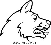 218x194 Silhouette Face Dog Ribbon Bow Head Icon, Vector Illustation