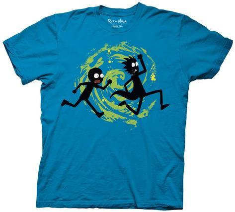 473x427 Rick And Morty Silhouettes Run T Shirts