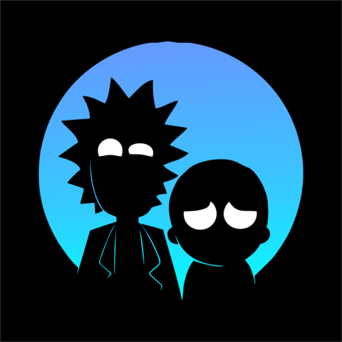 480x480 Rick And Morty Silhouette Stug T Shirts