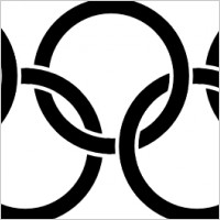 200x200 Olympic Rings 2014 Clipart