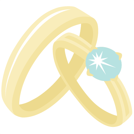 432x432 Wedding Rings Svg Scrapbook Cut File Cute Clipart Files