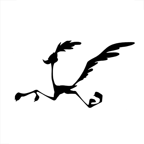 500x500 Image Result For Road Runner Cartoon Silhouette Stone Art