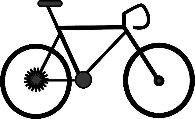 640x392 Two, Outline, Silhouette, Cartoon, Bikes, Bike, Road