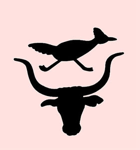 281x300 Longhorn Stencil Roadrunner Stencils Western Templates Craft