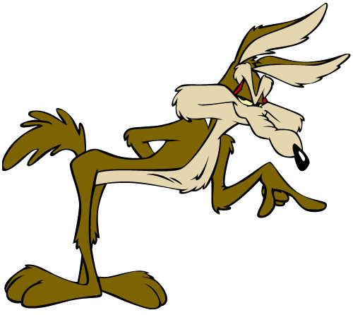 500x446 Wile Coyote Clipart