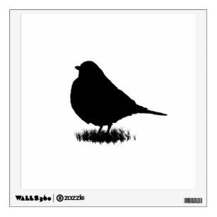 307x307 Robin Bird Silhouette Art Amp Framed Artwork Zazzle