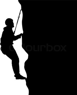 261x320 Rock Climbing Stock Vector Colourbox