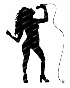 236x295 Pin By Digital Deviations On Music Rocker Silhouette Prints