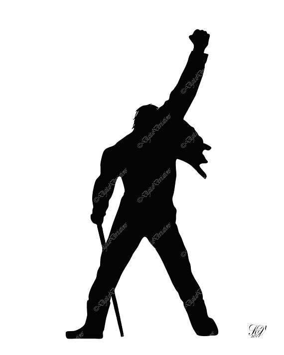 570x713 Rocker Silhouette Print 8x10 No. 11 Modern Wall Art Wall Art