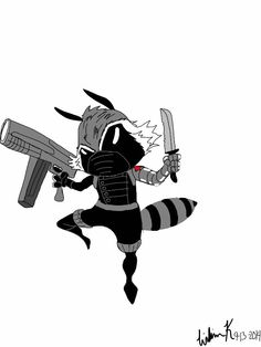 236x314 Vigilante(Dc Comics)rocket Raccoon Wk's Amalgam Comics Ipad Art