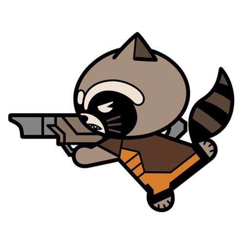 500x500 Guardians Of The Galaxy Vol. 2 Rocket Raccoon Kawaii Magnet