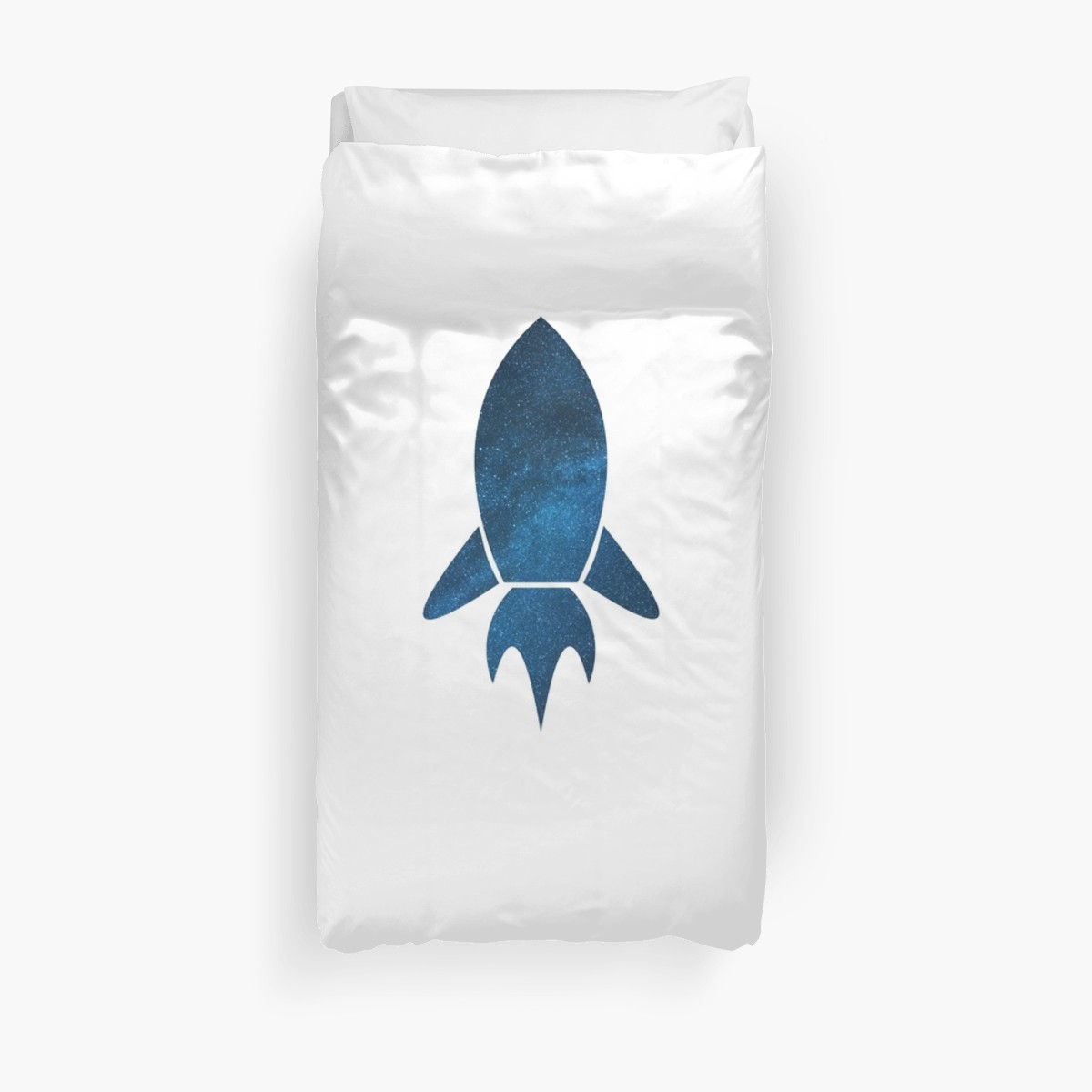1200x1200 Space Rocket Ship Starry Silhouette Duvet Covers By Peterobrien84
