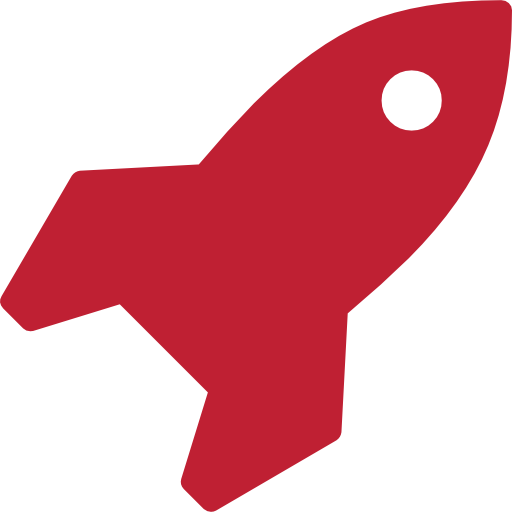 512x512 Eve Small Rocket Ship Silhouette Red
