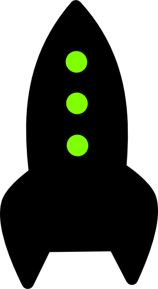 324x591 Rocket Ship Silhouette 1542472 Menlo Park's Art Studio