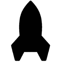 200x202 Rocket Ship Silhouette Png Keywords And Pictures