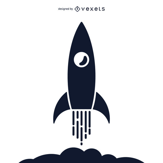 570x570 Rocket Silhouette Illustration