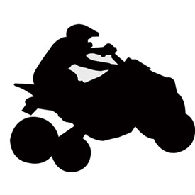 275x275 Attack Graphics Rider Decals Quad Jump Dirt Bike Rocky