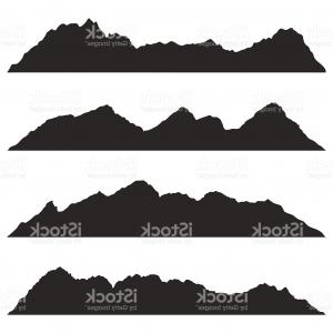 300x300 Mountains Silhouettes On The White Background Gm Createmepink