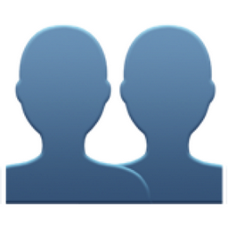 256x256 Busts In Silhouette Emoji U 1f465