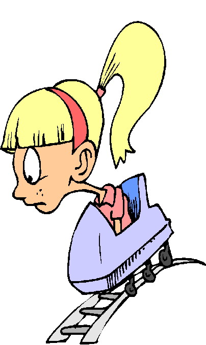 404x675 Free Clipart Of Roller Coasters