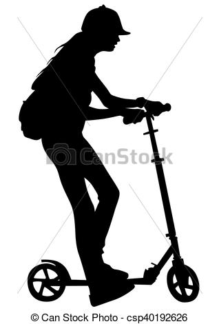 318x470 Roller Skates Girl. Silhouette Of Girl Roller Skates