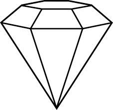 227x222 Diamond Silhouette Clip Art