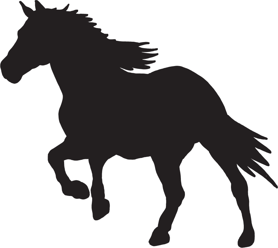 893x796 Horse Silhouette Dxf File Free Download